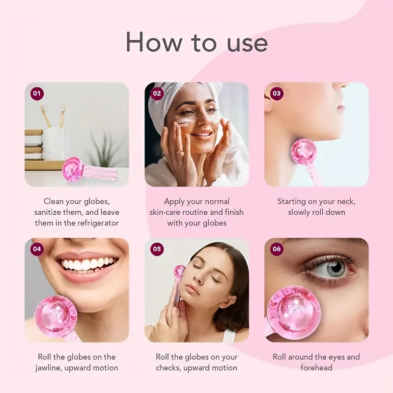 2-Piece Facial Ice Globe Set