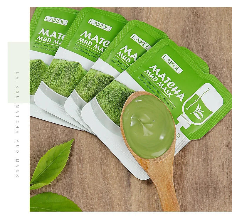 Matcha Green Clay Face Mask Set (7-Pack)