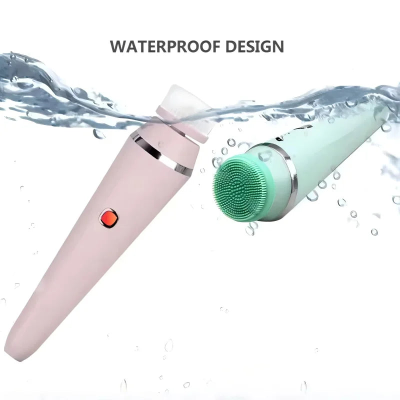 4-in-1 Waterproof Facial Cleansing Brush