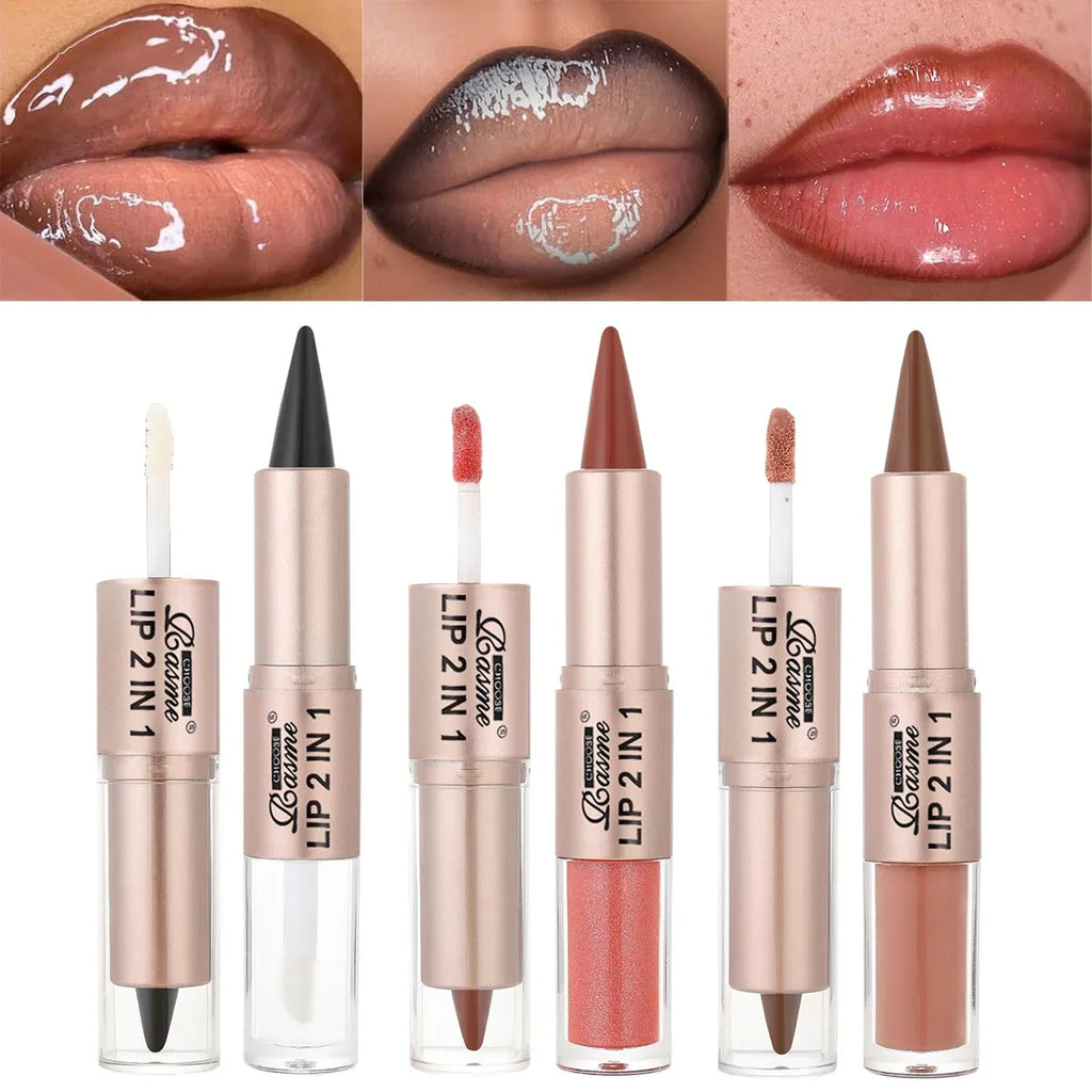 2-in-1 Lip Liner & Lip Gloss