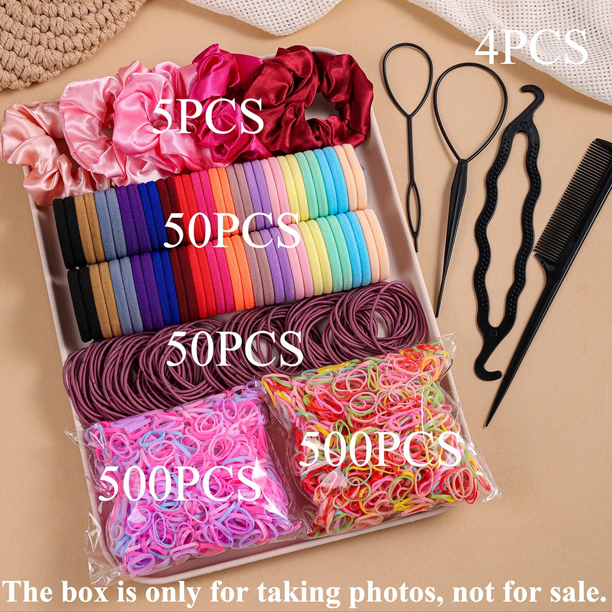 Hair Ties & Accessories Set