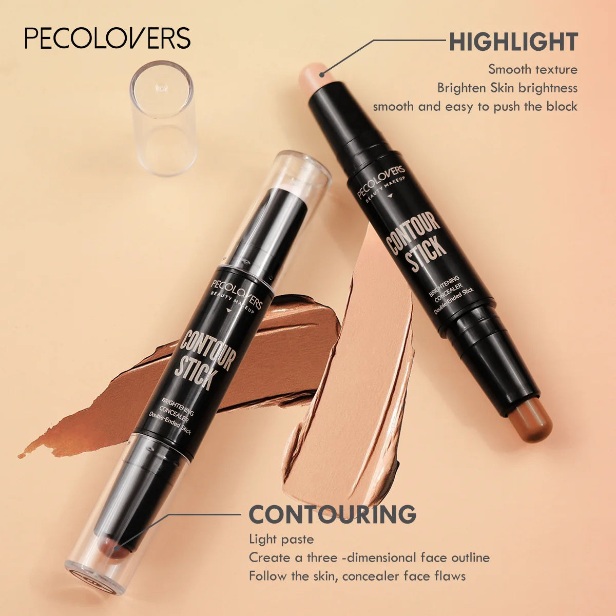 Dual-Ended Contour & Highlighter Stick