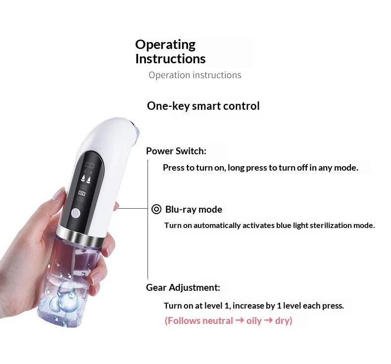Electric Facial Pore Cleansing Device
