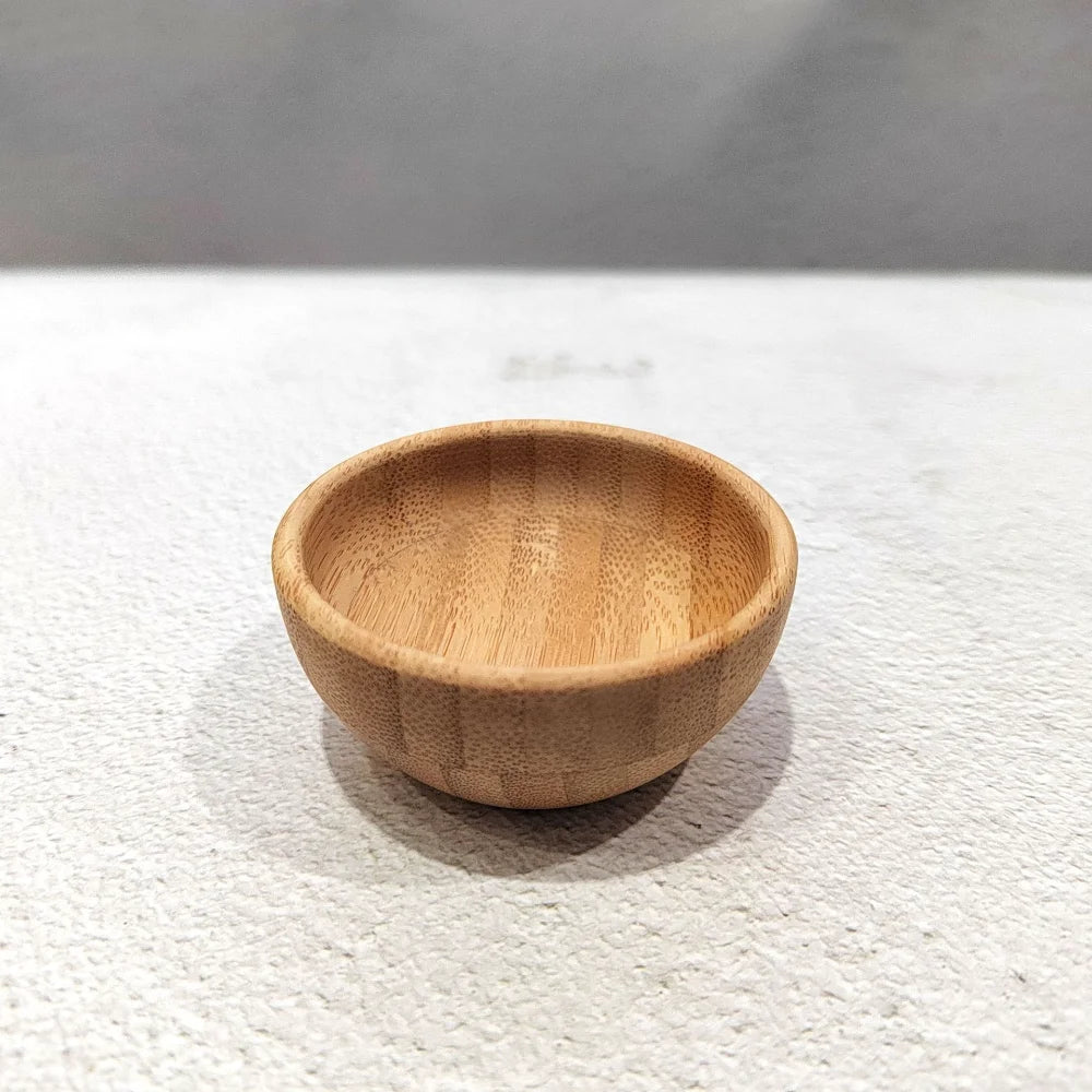 Mini Bamboo Face Mask Mixing Bowl Set