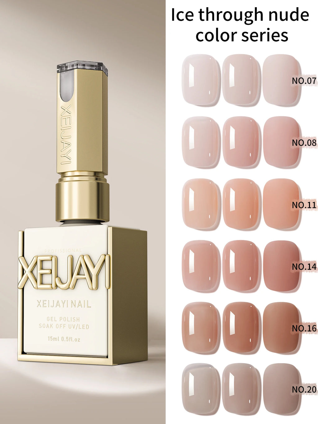 Jelly Nude Peel-Off Gel Polish