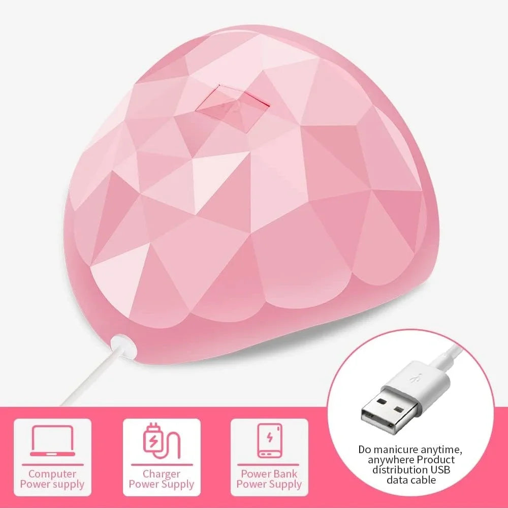 LULAA UV LED Nail Lamp with Eye Protection