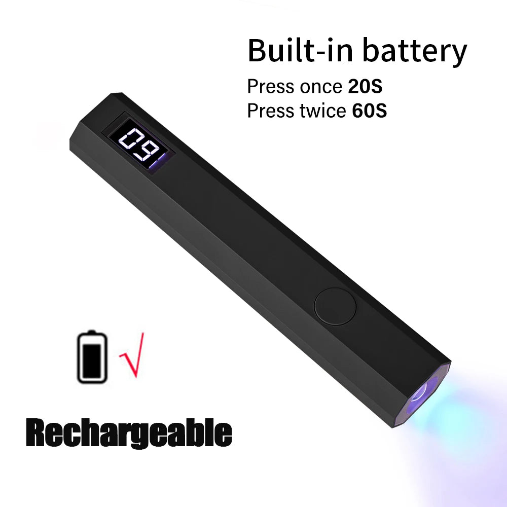 Rechargeable Mini LED Nail Lamp