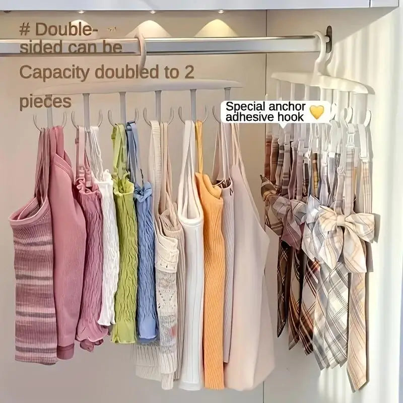 12-Hook Rotating Closet Organizer Hanger