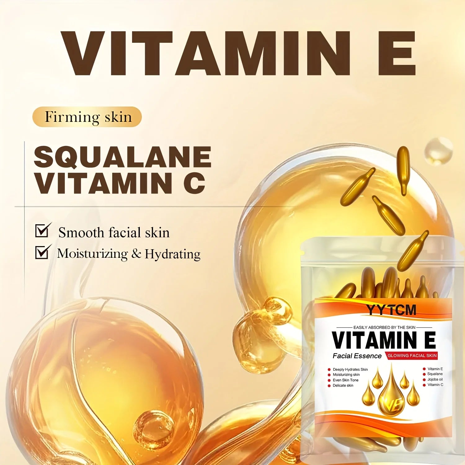 Vitamin E Hydrating Serum Capsules