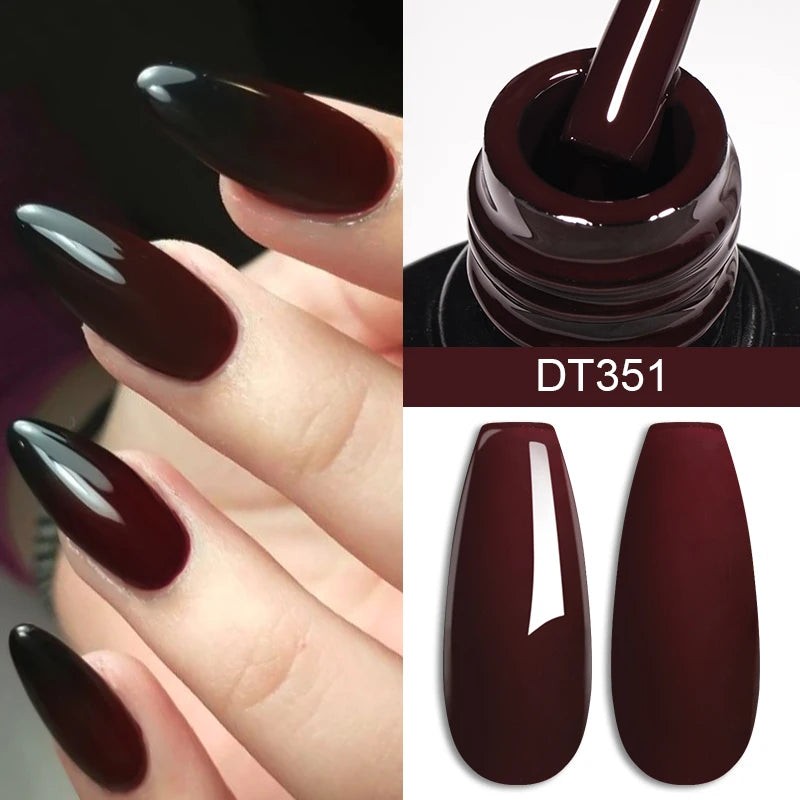 Crystal Red Gel Polish