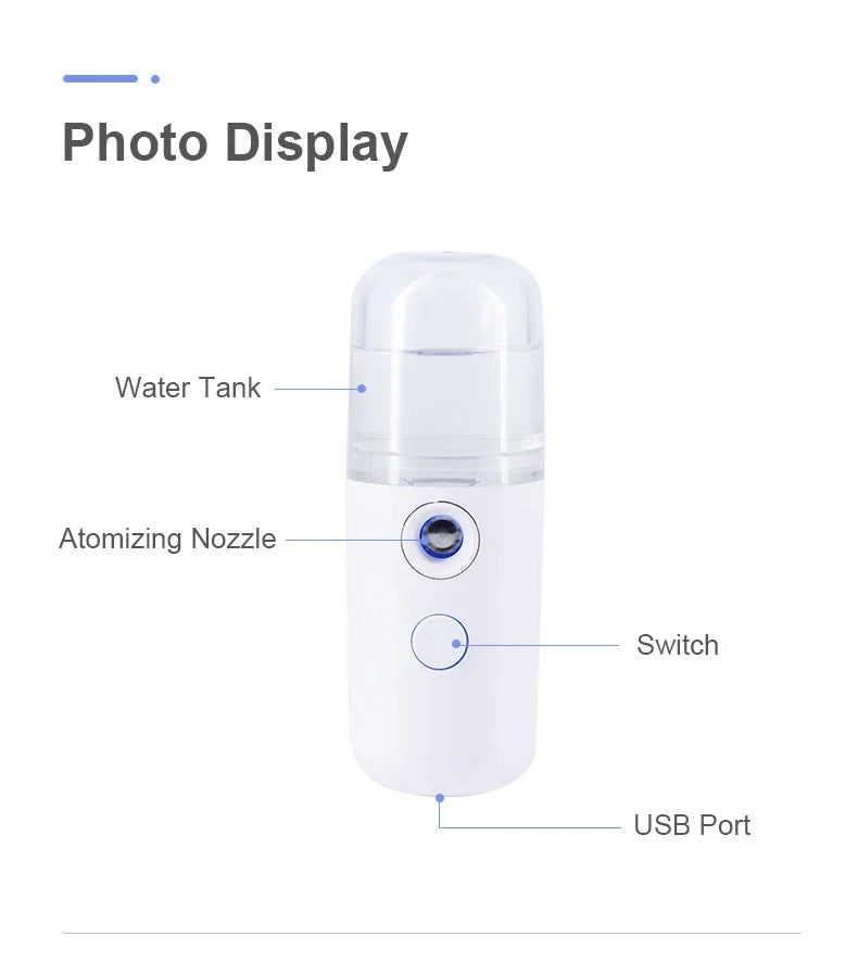Portable Nano Facial Mist Sprayer