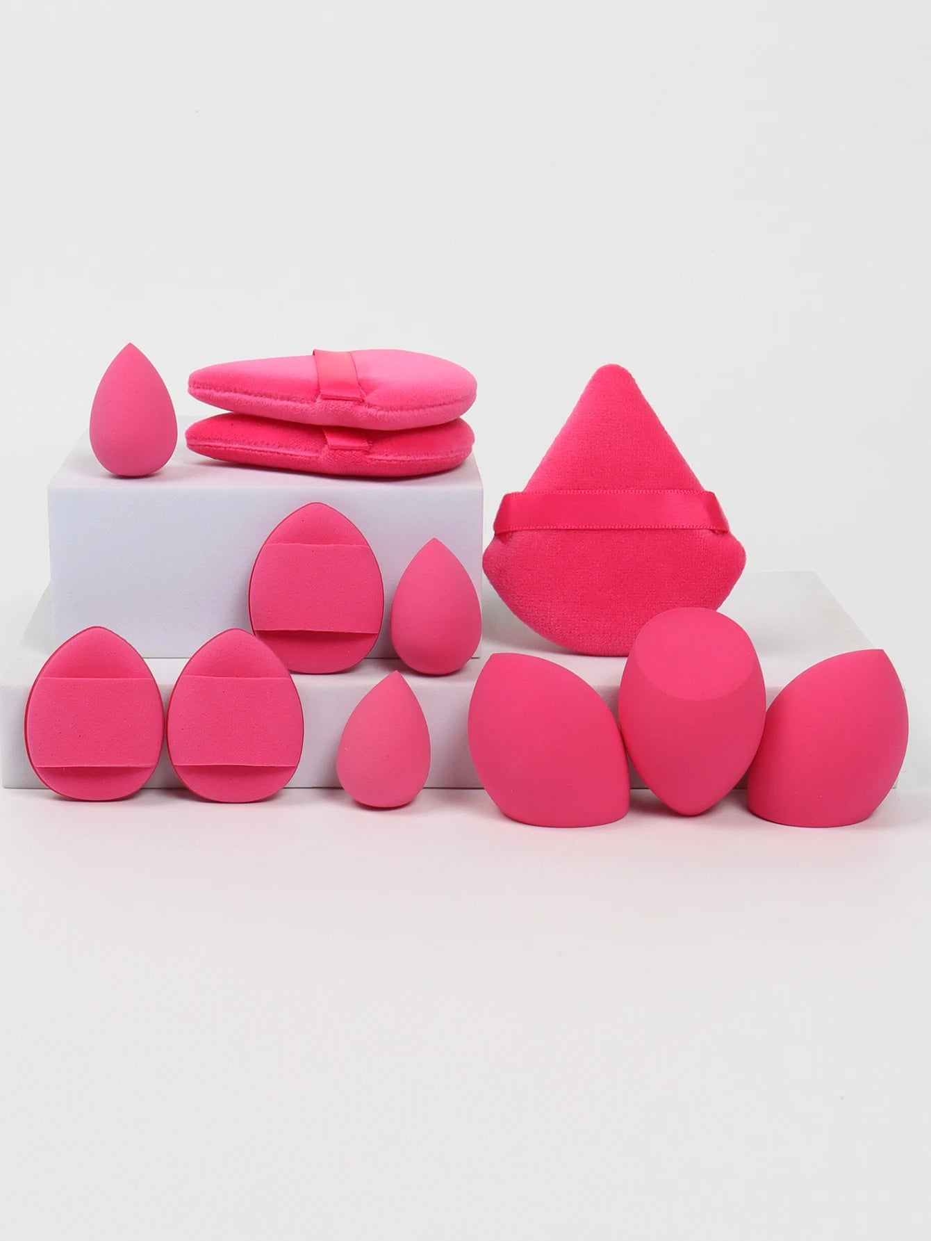 12-Piece Makeup Sponge & Powder Puff Set