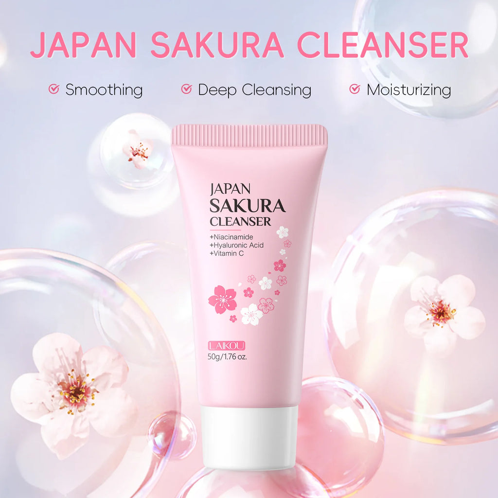 Sakura Brightening Facial Cleanser (50g)