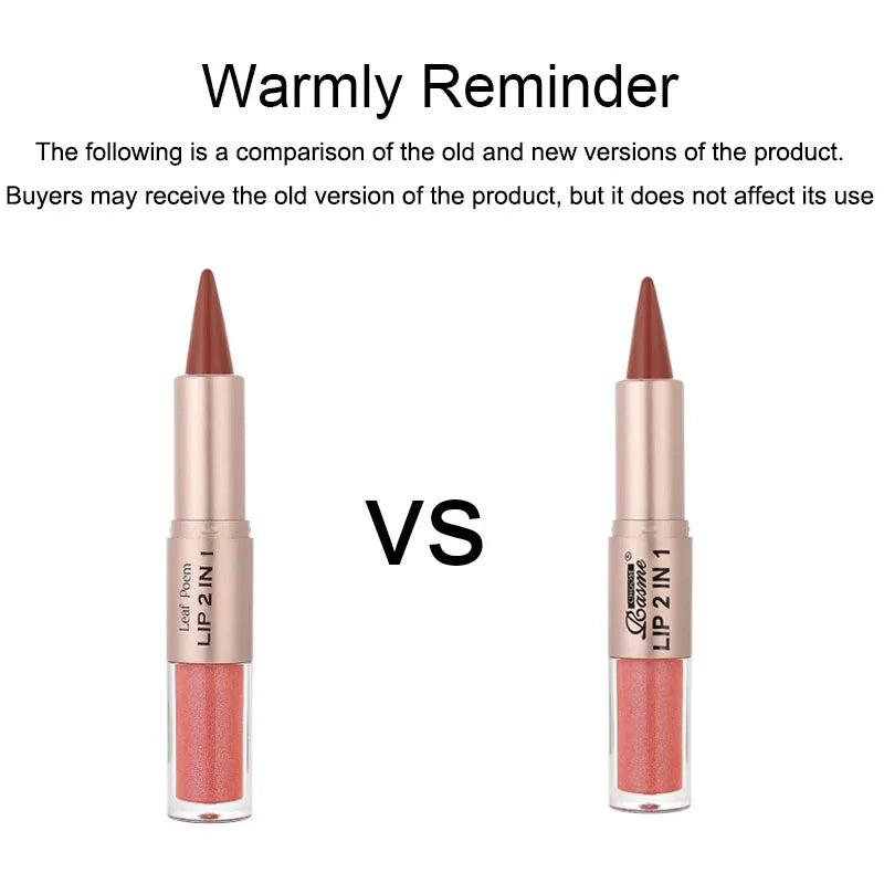 2-in-1 Lip Liner & Lip Gloss