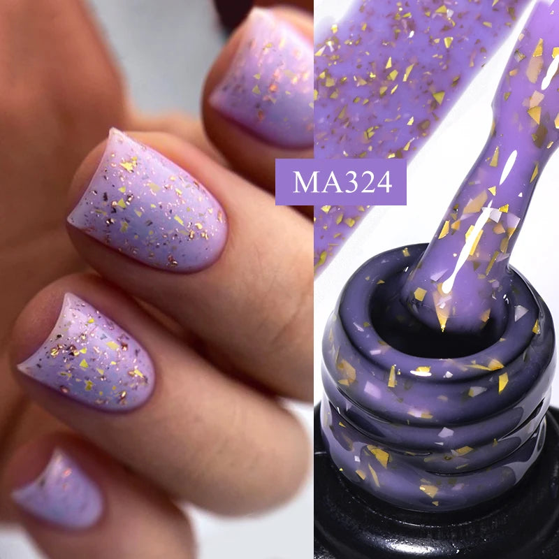 Glitter Rubber Base Gel
