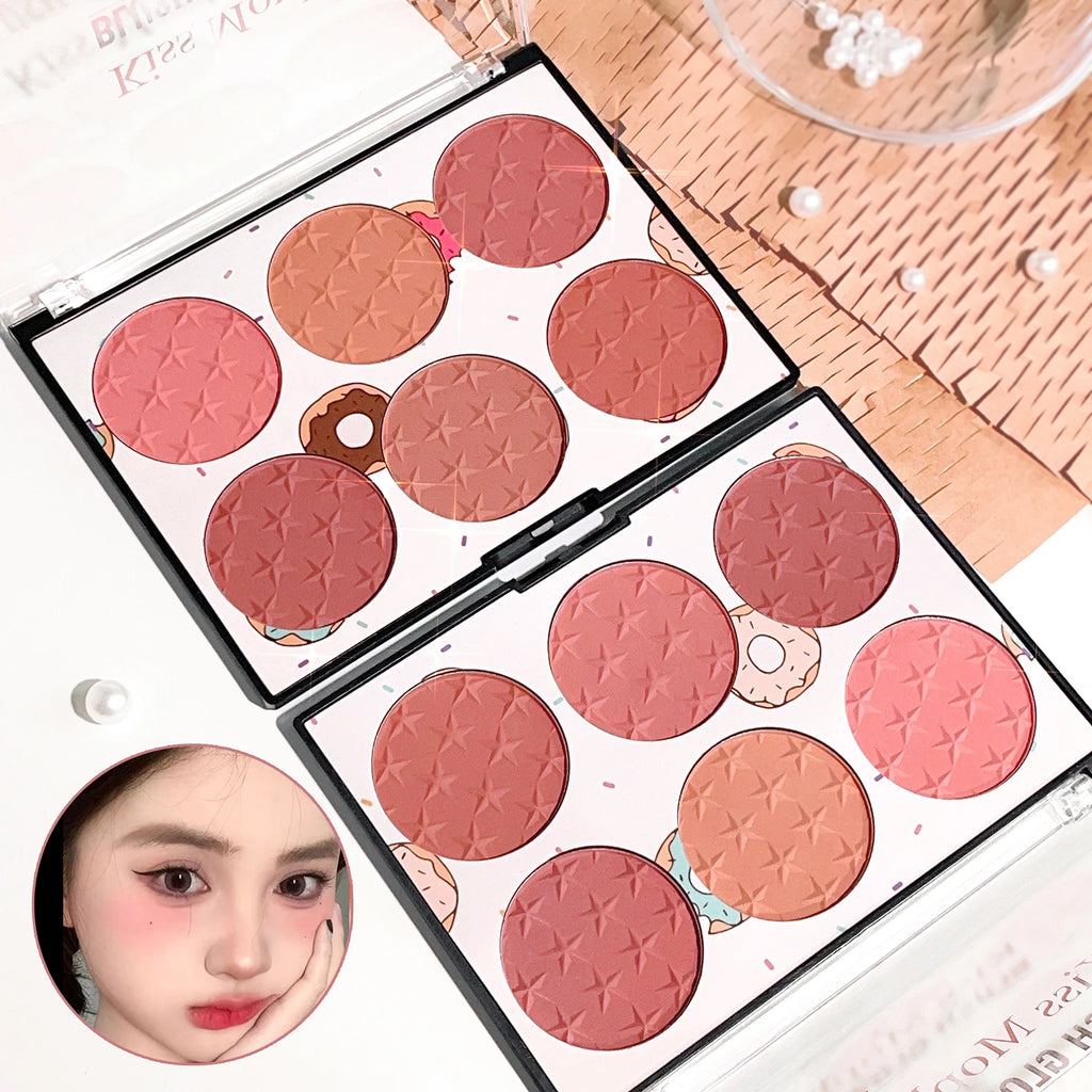 6-Color Blush Palette