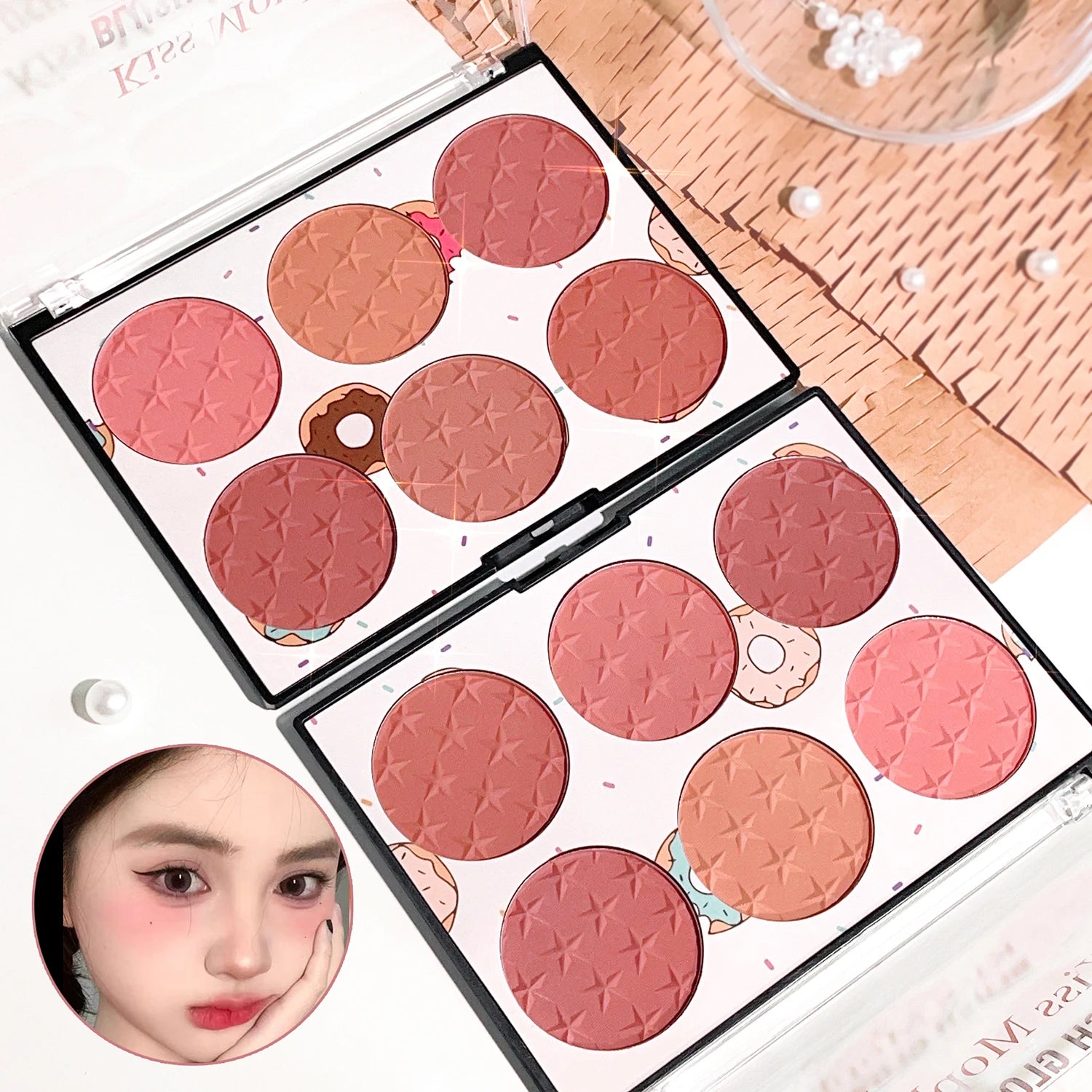 6-Color Blush Palette