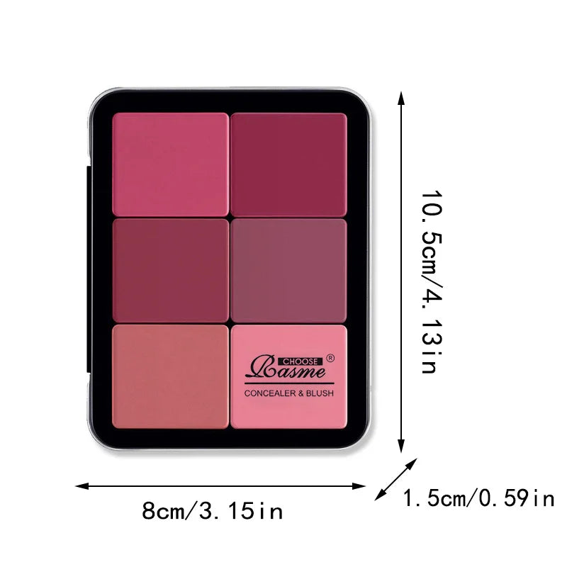 12-Color Concealer & Blush Palette