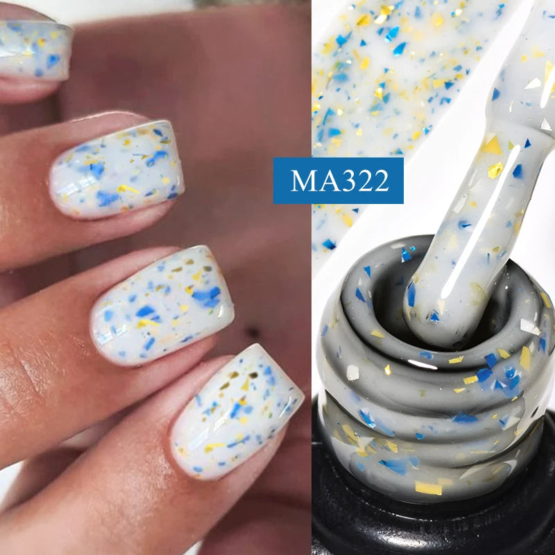 Glitter Rubber Base Gel