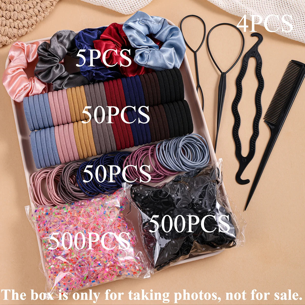 Hair Ties & Accessories Set