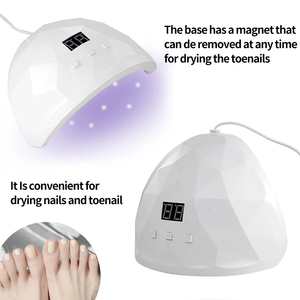 LULAA UV LED Nail Lamp with Eye Protection