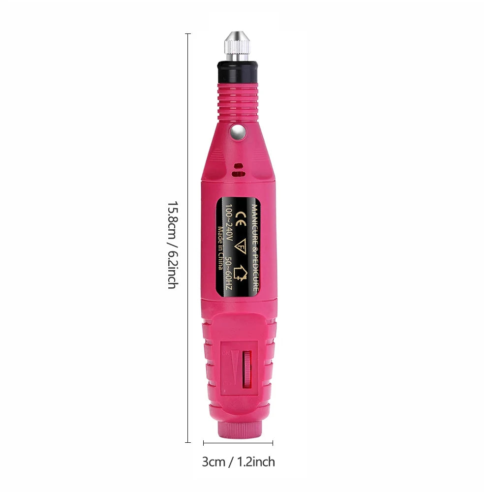 Electric Nail Drill & UV LED Nail Lamp Kit