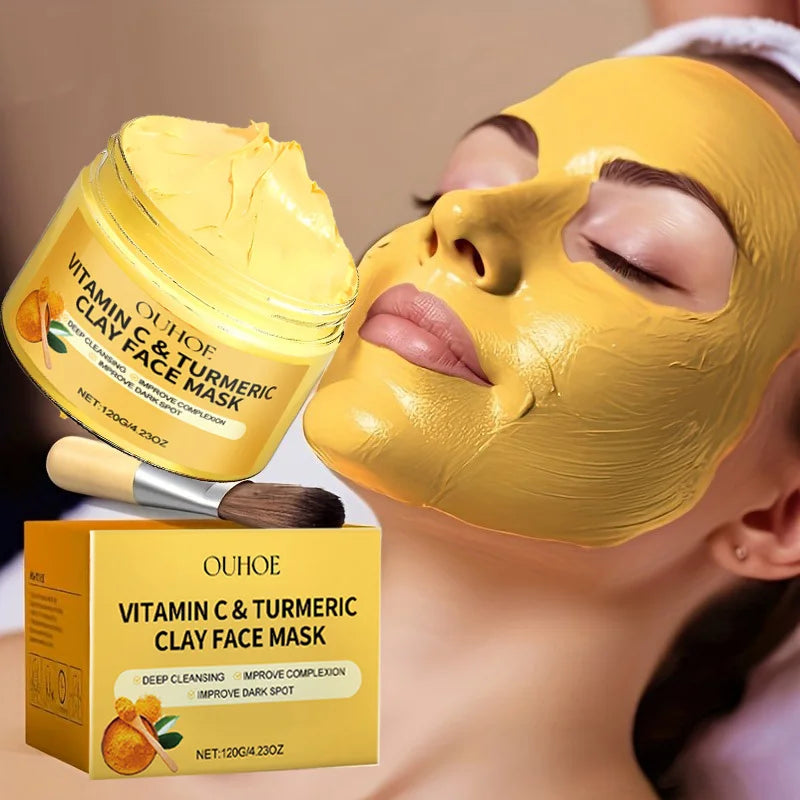 Turmeric & Vitamin C Brightening Clay Mask