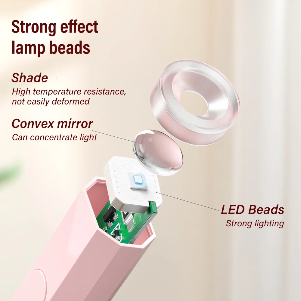 Rechargeable Mini LED Nail Lamp
