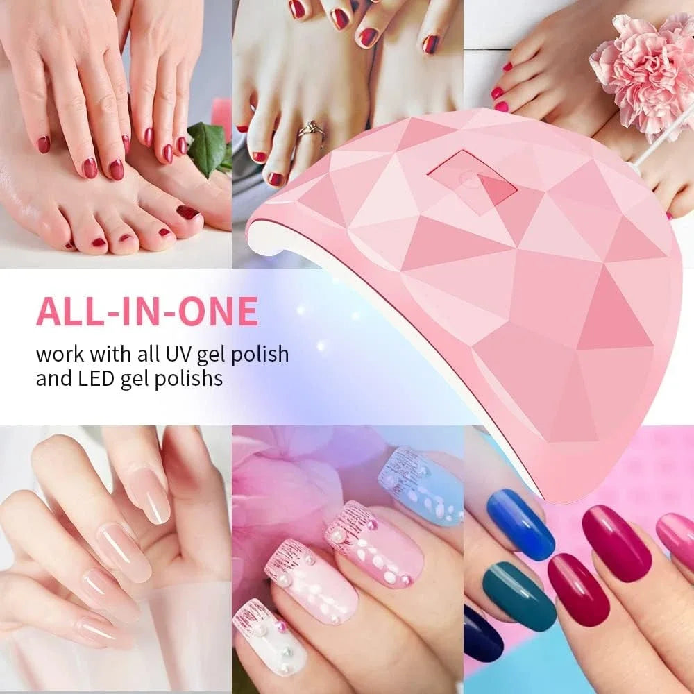 LULAA UV LED Nail Lamp with Eye Protection