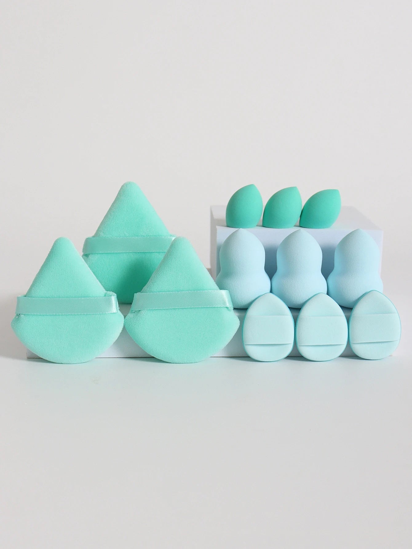 12-Piece Makeup Sponge & Powder Puff Set