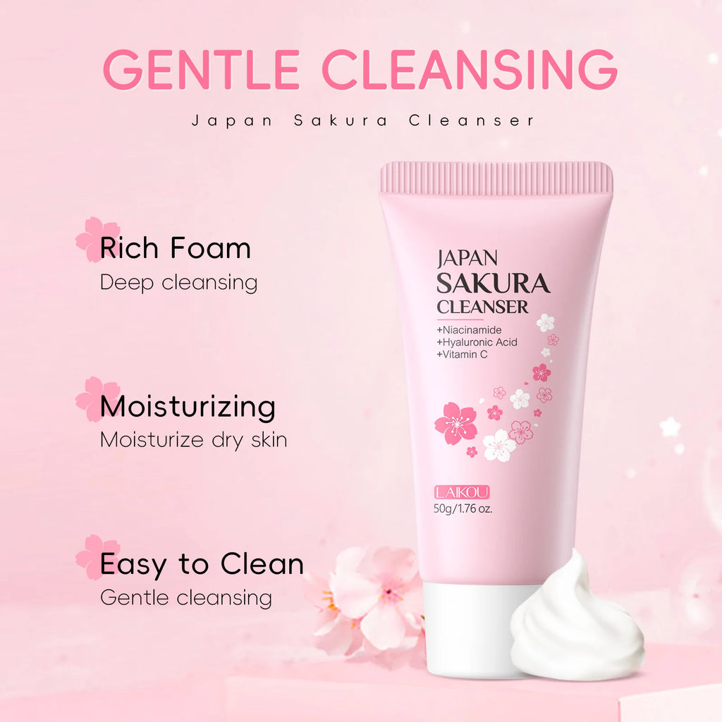 Sakura Brightening Facial Cleanser (50g)