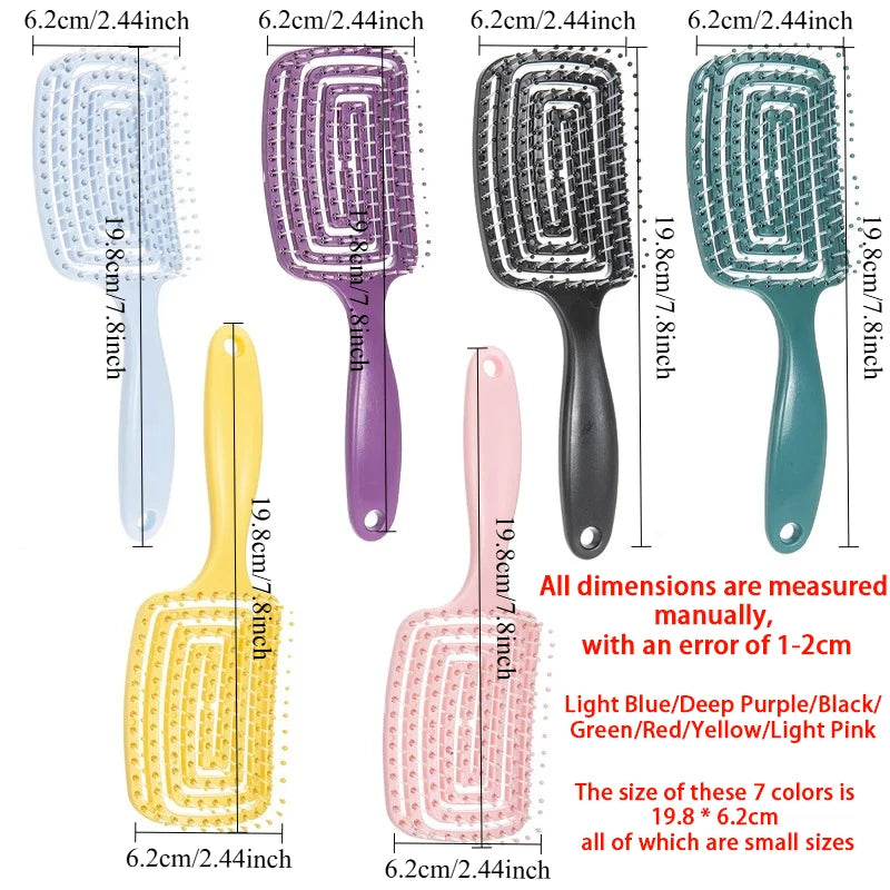 Vented Detangling & Scalp Massage Hair Comb