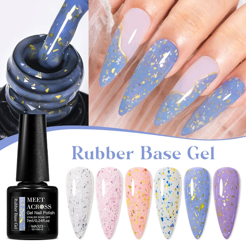 Glitter Rubber Base Gel