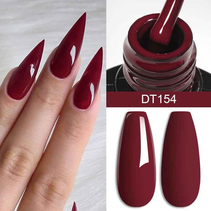 Crystal Red Gel Polish