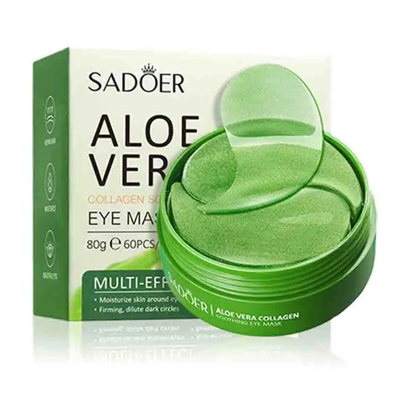 Aloe Vera & Collagen Hydrating Eye Patches (60 Pieces)