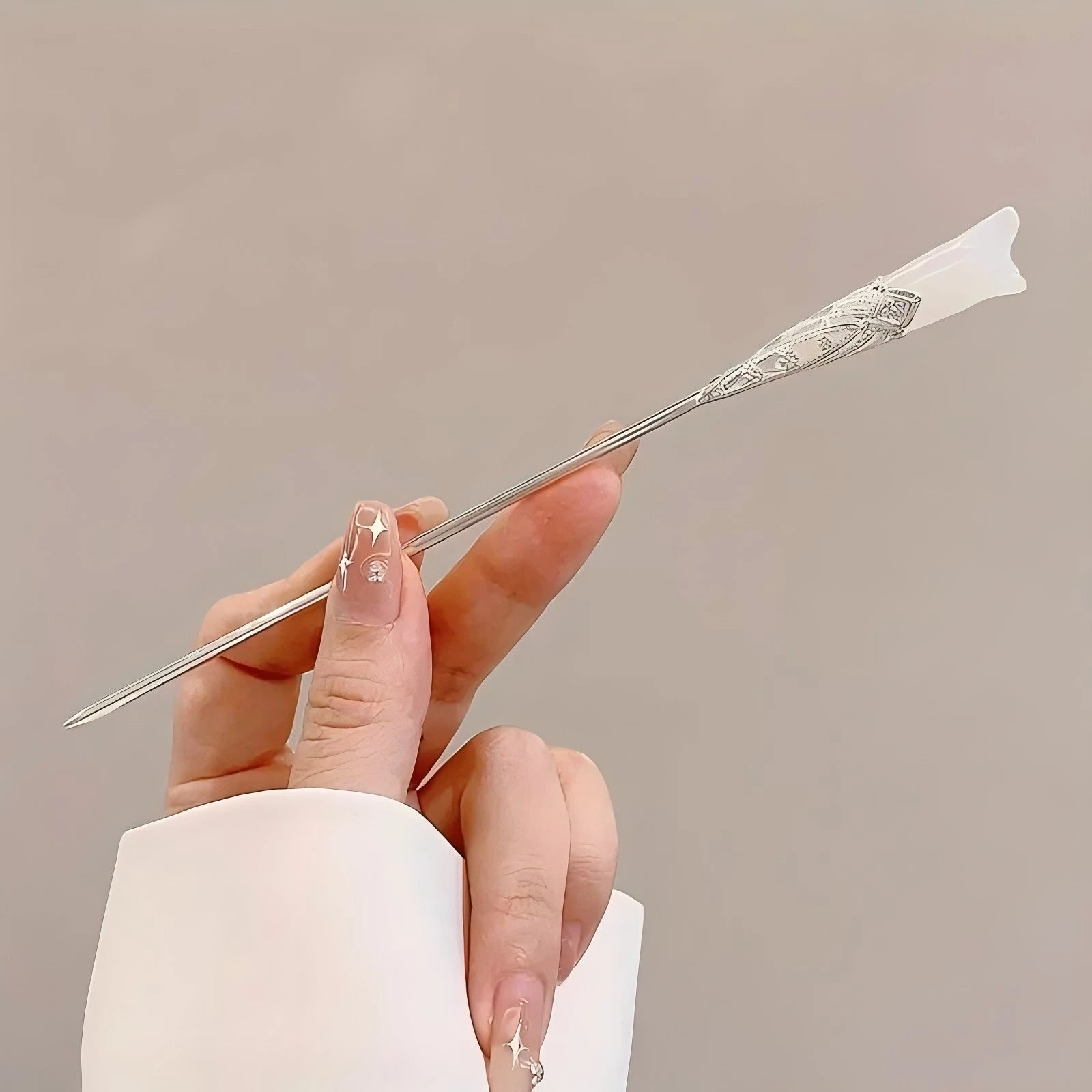 Floral Tassel Hair Stick