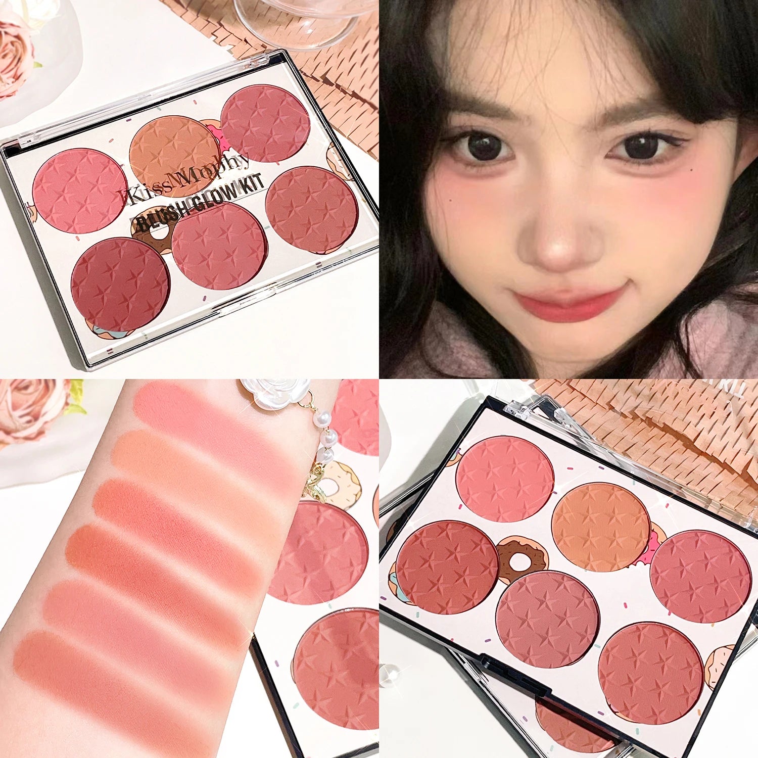 6-Color Blush Palette