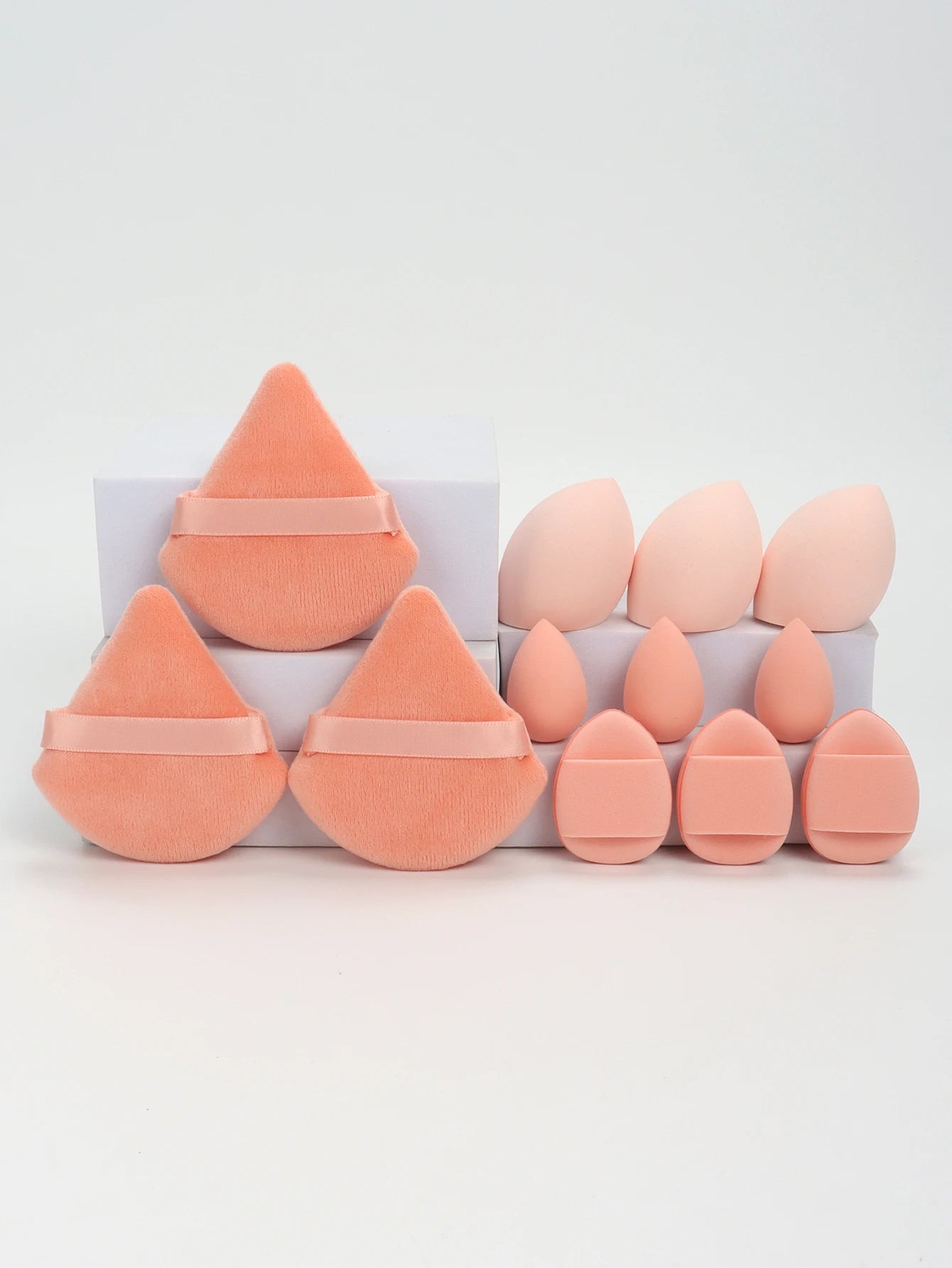 12-Piece Makeup Sponge & Powder Puff Set
