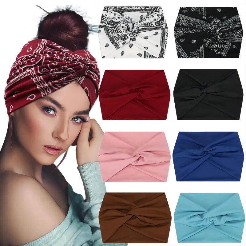 Wide Elastic Spa Headband