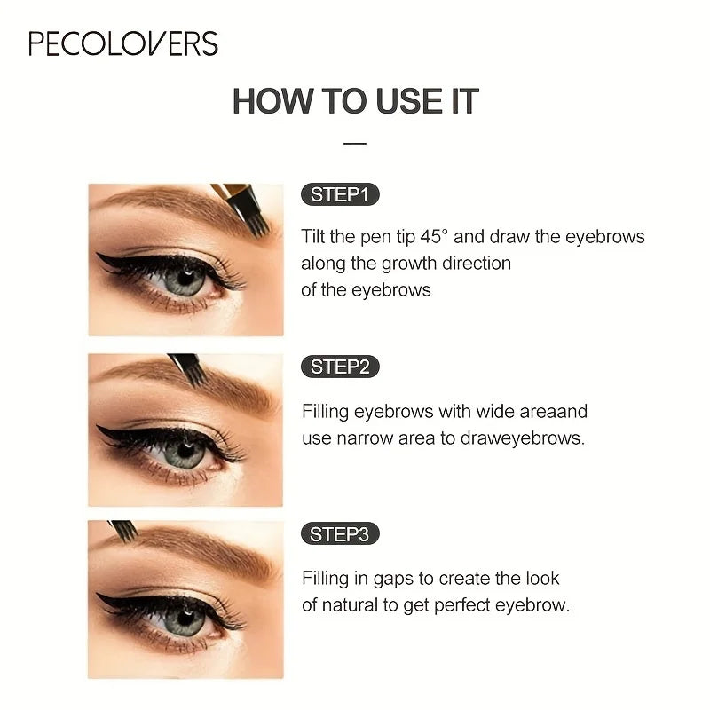 4-Fork Tip Eyebrow Pen
