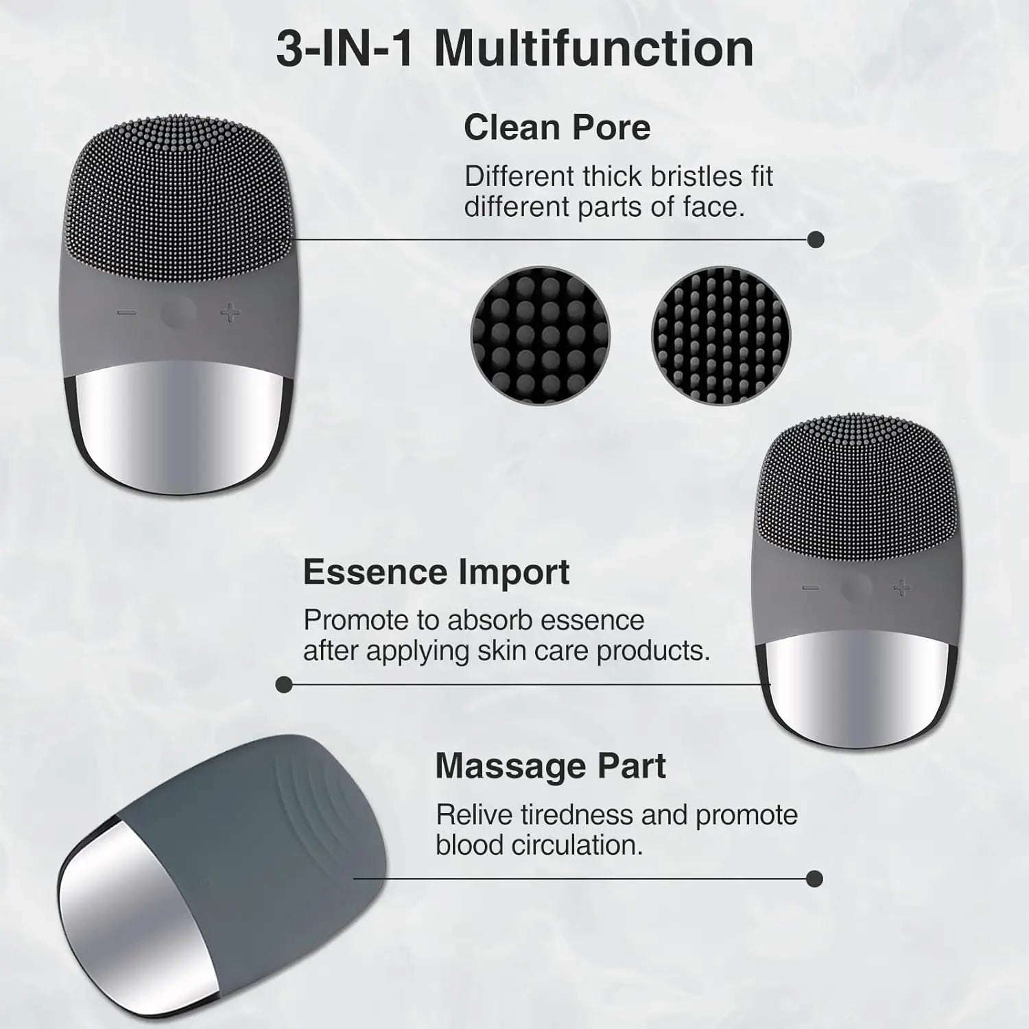 Sonic Electric Facial Cleansing Brush