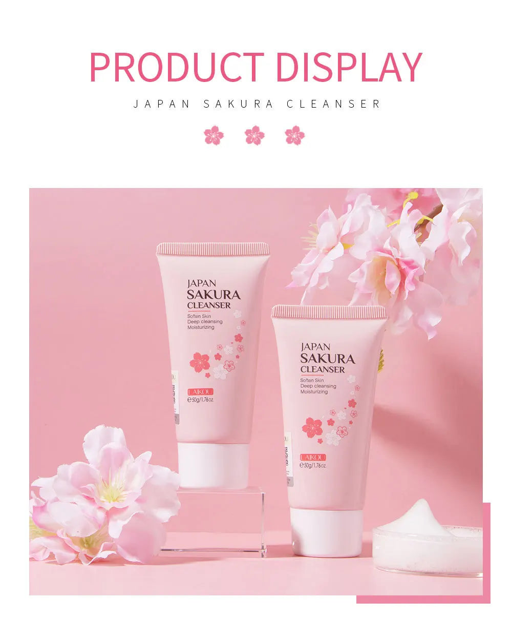 Sakura Brightening Facial Cleanser (50g)
