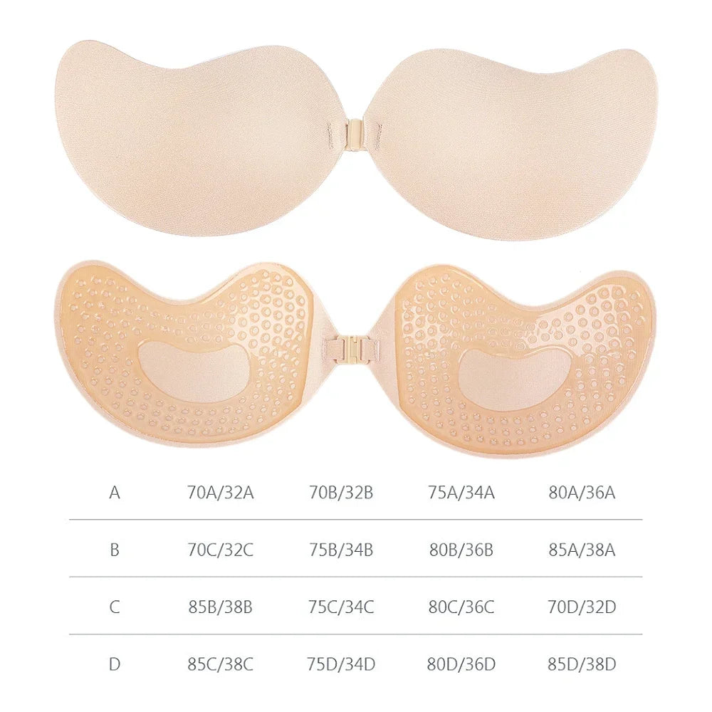 Invisible Adhesive Push-Up Bra
