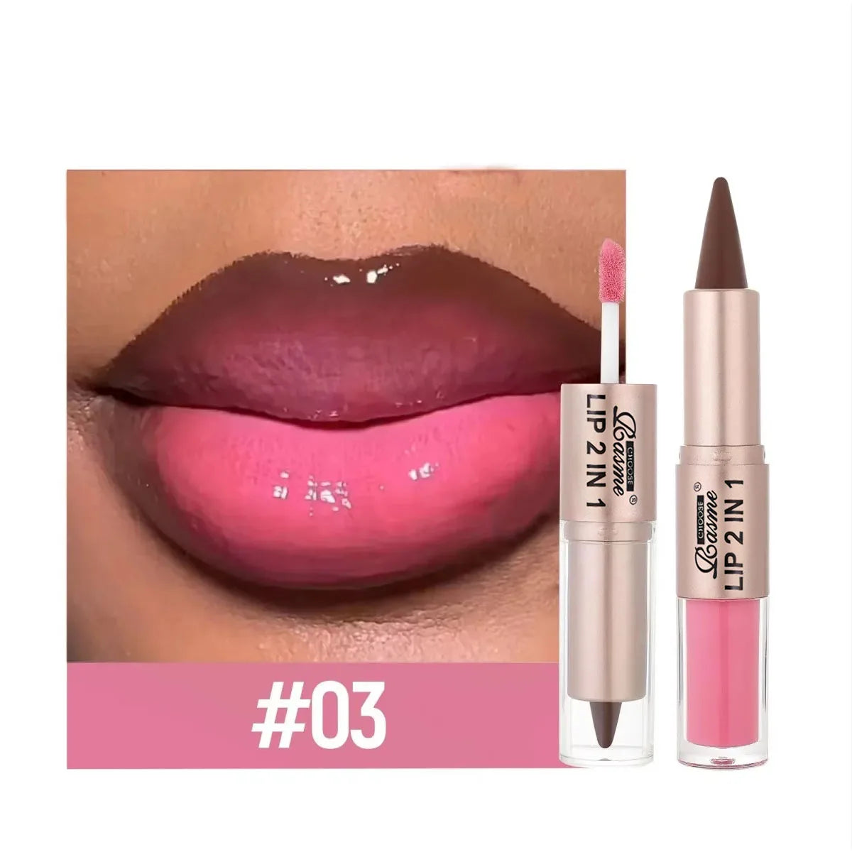 2-in-1 Lip Liner & Lip Gloss