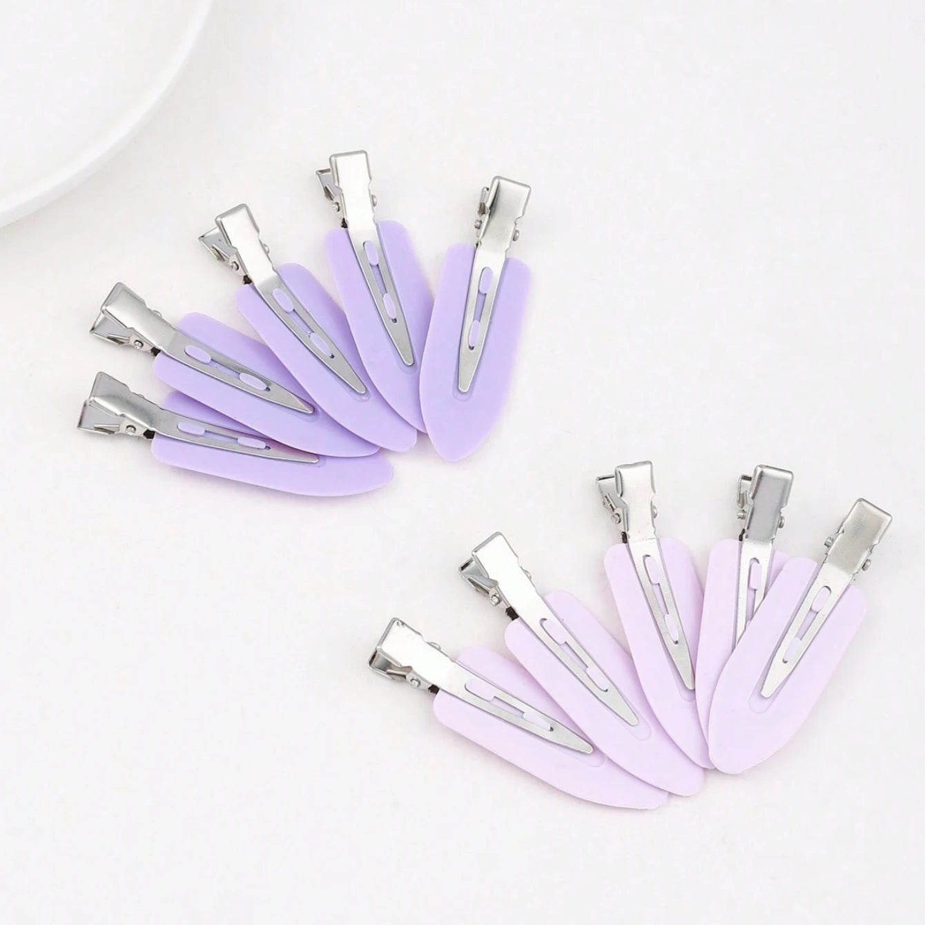10-Piece No-Crease Hair Clip Set
