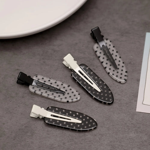 4-Piece Acrylic Duckbill Hair Clip Set