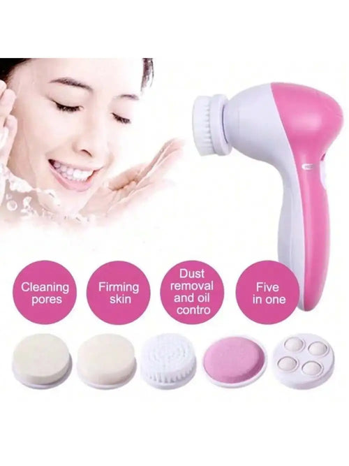 5-in-1 Electric Facial Cleansing Brush