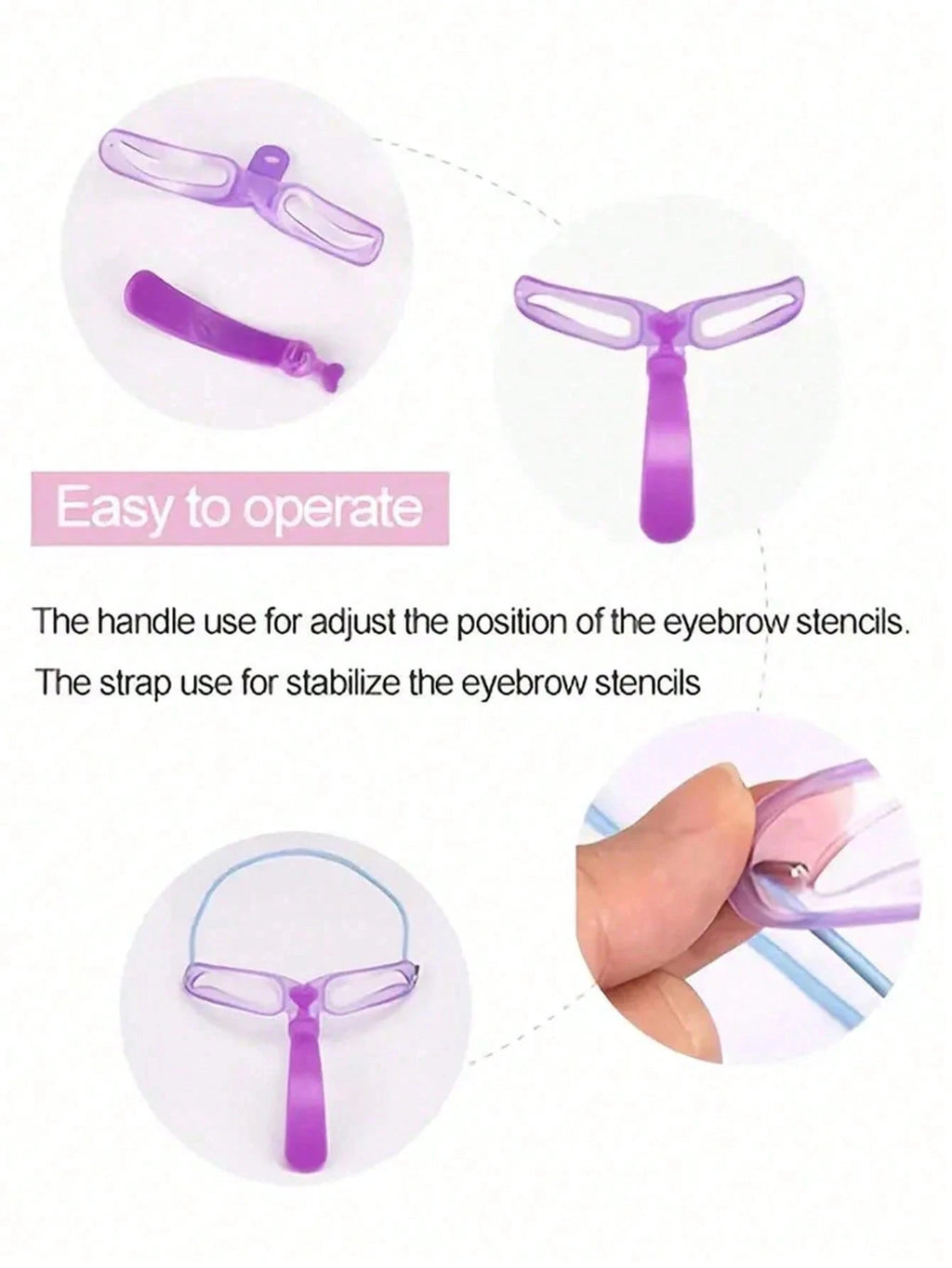Reusable Eyebrow Stencil Kit