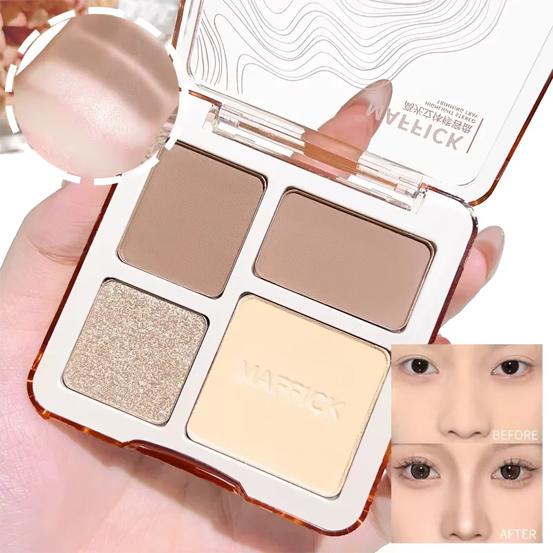 4-Color Highlighter & Contour Palette