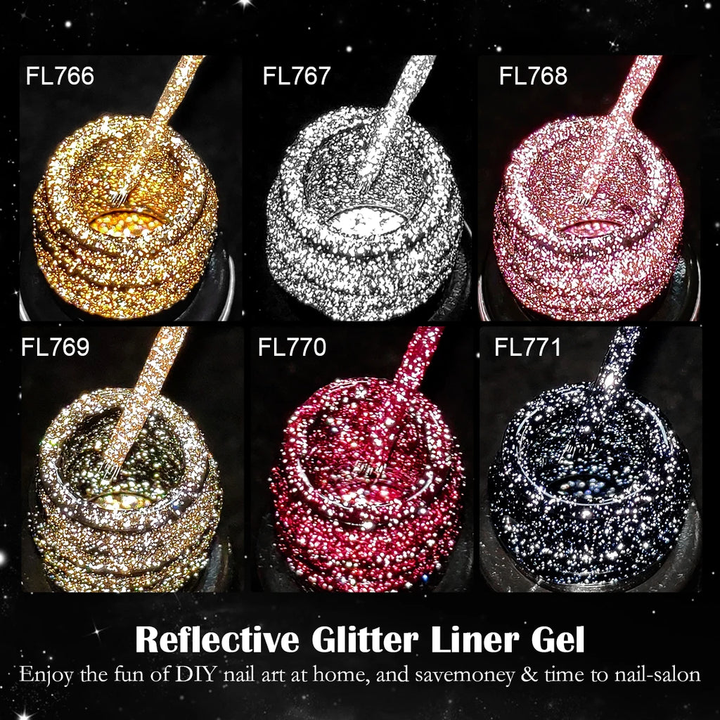 Reflective Glitter Liner Gel